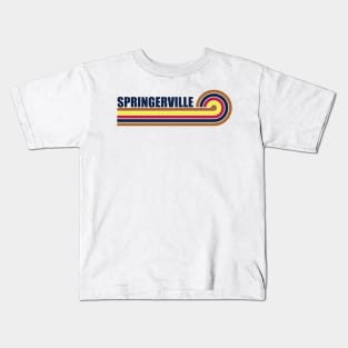 Springerville Arizona horizontal sunset Kids T-Shirt